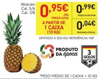 Recheio Abacaxi Cal. 5/6 Cal. 7/8 promoção