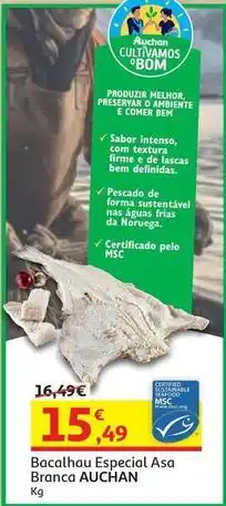 Auchan Auchan - bacalhau especial asa branca promoção