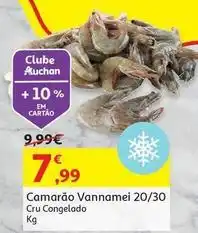 Auchan Camarão vannamei 20/30 promoção