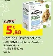 Auchan Gourmet - comida humida p/ gato promoção