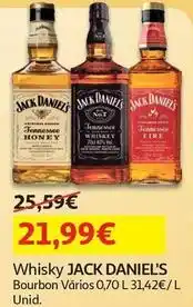 Auchan Jack daniel's - whisky promoção