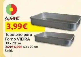 Auchan Vieira - tabuleiro para forno promoção