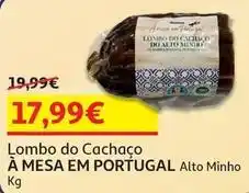 Auchan A mesa em portugal - lombo do cachaço promoção