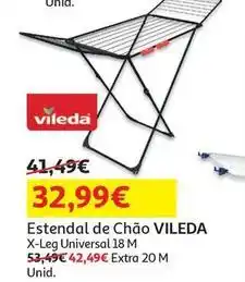 Auchan Vileda - estendal de chão promoção