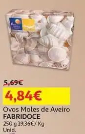 Auchan Fabridoce - ovos moles de aveiro promoção