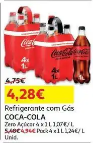 Auchan Coca-cola - refrigerante com gás promoção