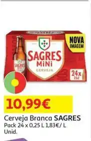 Auchan Sagres - cerveja branca promoção