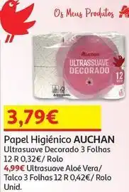 Auchan Auchan - papel higiénico promoção