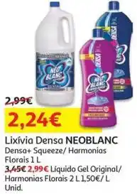 Auchan Neoblanc - lixivia densa promoção