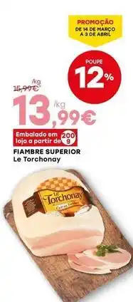 Intermarché Le torchonay - fiambre superior promoção