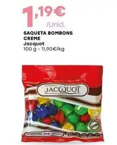 Intermarché Jacquot - saqueta bombons creme promoção