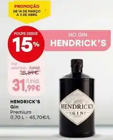 Intermarché Hendrick's - gin promoção