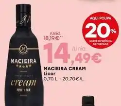 Intermarché Macieira cream - licor promoção