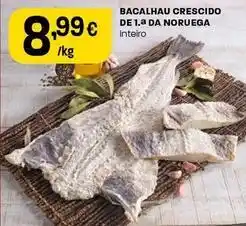 Intermarché Bacalhau crescido de 1.a da noruega promoção