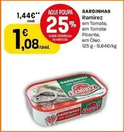 Intermarché Ramirez - sardinhas promoção