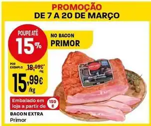Intermarché Primor - bacon extra promoção