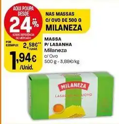 Intermarché Milaneza - massa p/ lasanha promoção