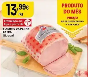Intermarché Sicasal - fiambre da perna extra promoção