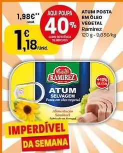 Intermarché Ramirez - atum posta em óleo vegetal promoção