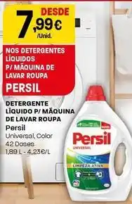 Intermarché Persil - detergente líquido p/máquina de lavar roupa promoção