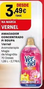 Intermarché Vernel - amaciador concentrado p/roupa promoção