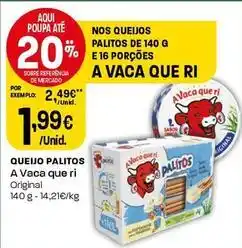 Intermarché A vaca que ri - queijo palitos promoção