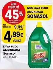Intermarché Sonasol - lava tudo amoniacal promoção