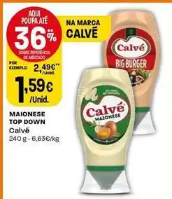 Intermarché Calvé - maionese top down promoção