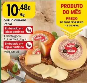 Intermarché Paiva - queijo curado promoção