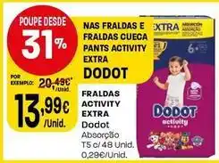 Intermarché Dodot - fraldas activity extra promoção
