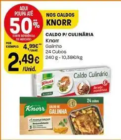 Intermarché Knorr - caldo p/culinária promoção