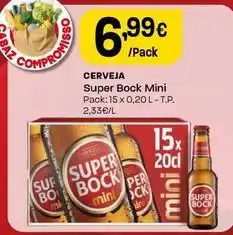 Intermarché Super bock mini - cerveja promoção