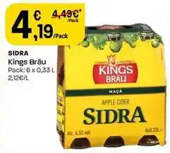 Intermarché Kings brau - sidra promoção