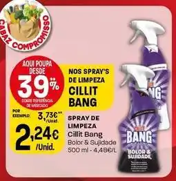 Intermarché Cillit bang - spray de limpeza promoção