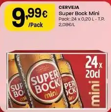 Intermarché Super bock - cerveja mini promoção