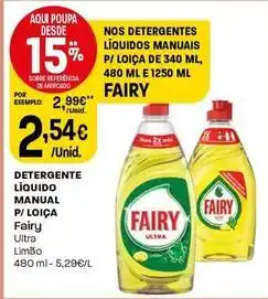 Intermarché Fairy - detergente líquido manual p/ loica promoção