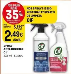 Intermarché Cif - spray anti-bolores promoção