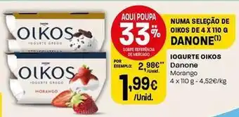 Intermarché Danone - iogurte oikos promoção