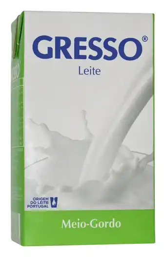 Makro GRESSO Leite Uht Meio Gordo 6 X 1 L promoção