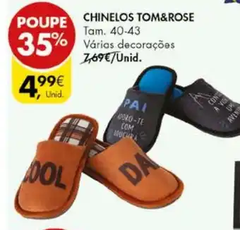 Pingo Doce CHINELOS TOM&ROSE promoção