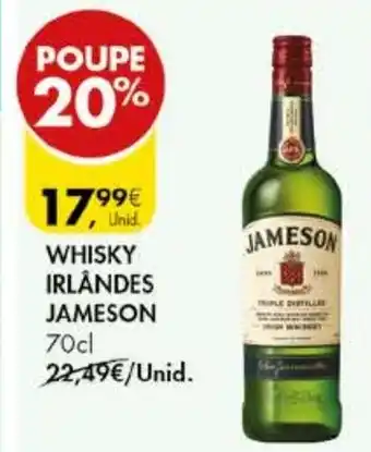 Pingo Doce WHISKY IRLANDES JAMESON 70cl promoção