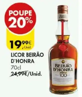 Pingo Doce LICOR BEIRÃO D'HONRA 70cl promoção