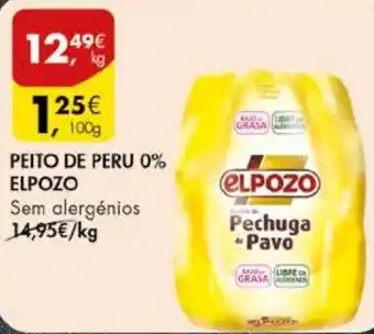 PEITO DE PERU 0% ELPOZO Sem alergénios 100g