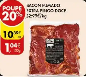 Pingo Doce BACON FUMADO EXTRA PINGO DOCE kg promoção