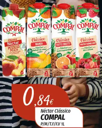 Miranda Supermercados Néctar Clássico Compal P/M/T.F/F.V 1L promoção