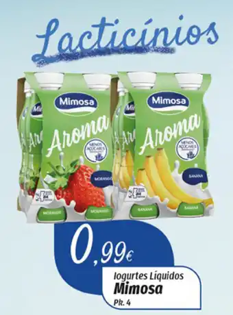 Miranda Supermercados Iogurte Líquido Mimosa Pk 4 promoção