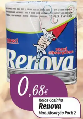 Miranda Supermercados Rolos Cozinha Renova Pack 2 promoção