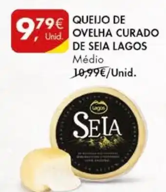 QUEIJO DE OVELHA CURADO DE SEIA LAGOS Médio