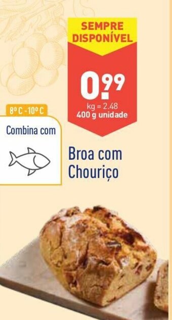 ALDI Broa com Chouriço 400g promoção