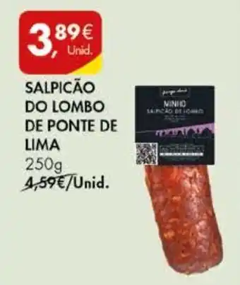 Pingo Doce SALPICÃO DO LOMBO DE PONTE DE LIMA 250g promoção
